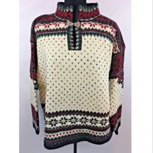 Mens Dale of Norway Hand Knit Wool Sweater